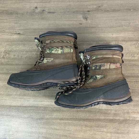 Ranger Thermolite Insulated Winter Snow Camo Boots Waterproof Leather Duck Sz 9 main image 8
